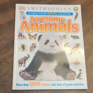 NEW/UNUSED DK Smithsonian Ultimate Sticker Activity Collection: Awesome Animals